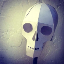 "Vanite" - Paper Skull, work in progress