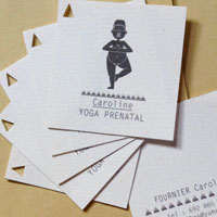 Caro, Prenatal Yoga Teacher - Logo & business cards
