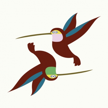  Hummingbird_Birds pattern serie