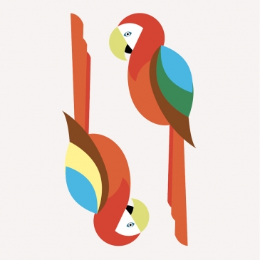  Parrot_Birds Pattern Serie