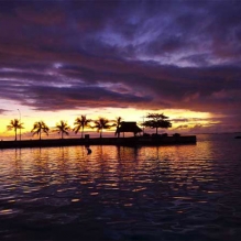 "Purple Sunset" - Hao Atoll, Tuamotu Islands, French Polynesia